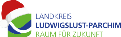 Logo Landkreis Ludwigslust-Parchim<br>Postfach 16 02 20<br>19092 Schwerin<br>Tel.: 03871 722-0<br>Fax: 03871 722-77-7777